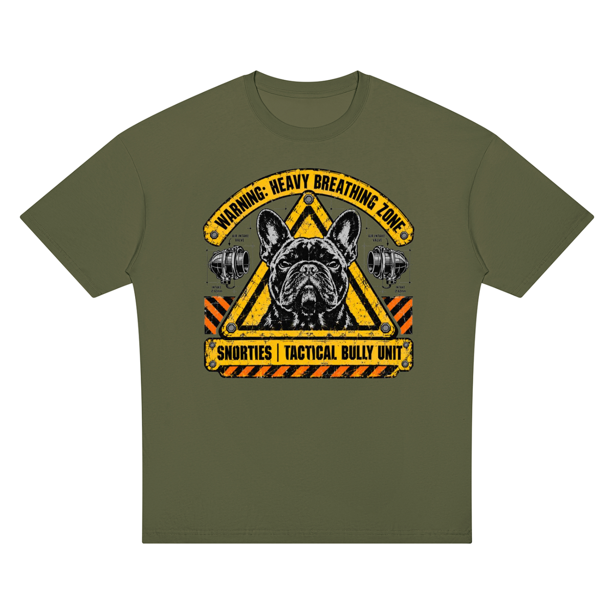 SNORTIES | Tactical Breathing Unit T-Shirt | French Bulldog