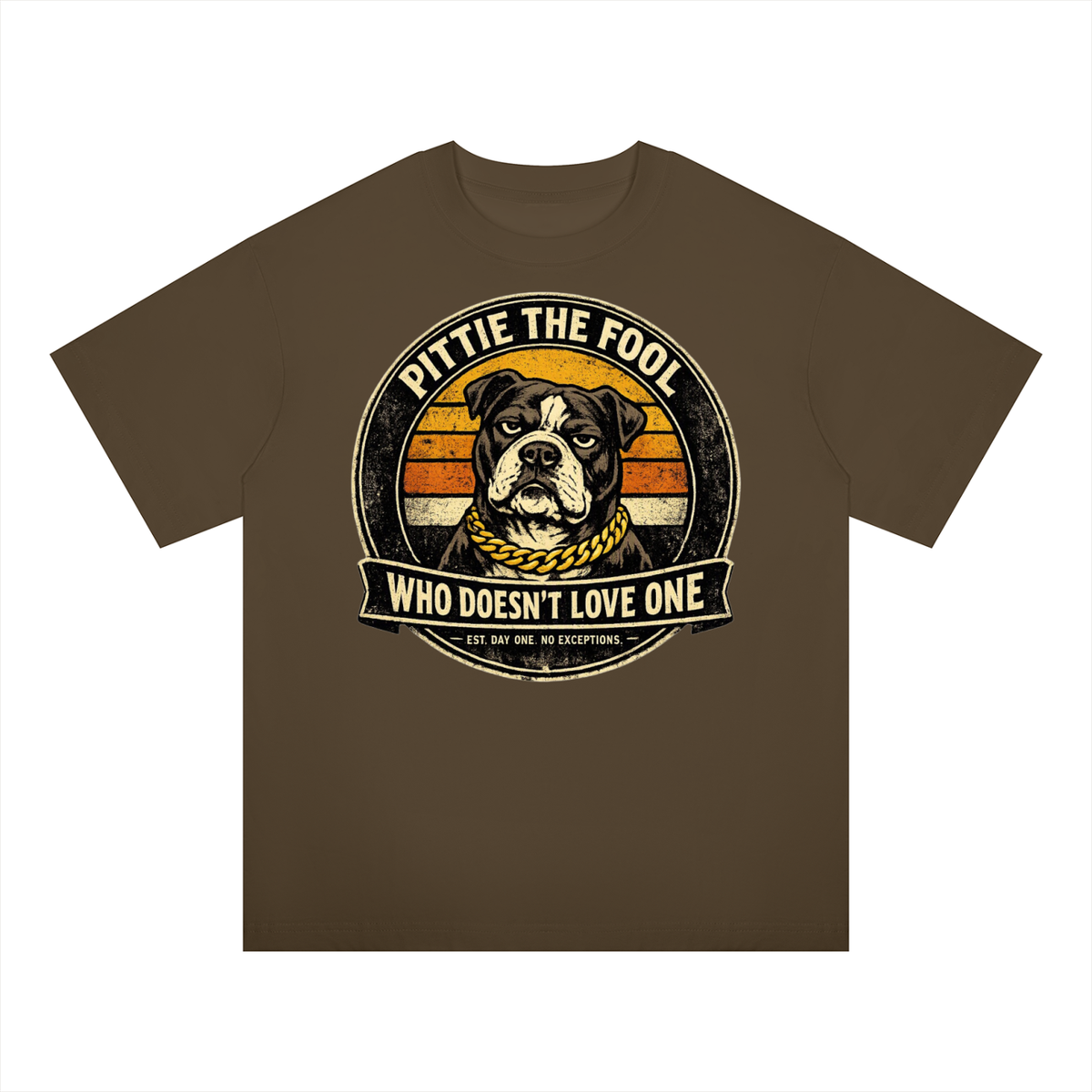 SNORTIES | Pittie The Fool | Pit Bull | Oversized Tee