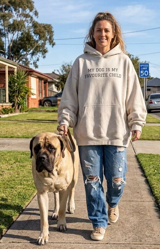 SNORTIES | My Dog is my Favourite Child | Fleece Oversize Hoodie