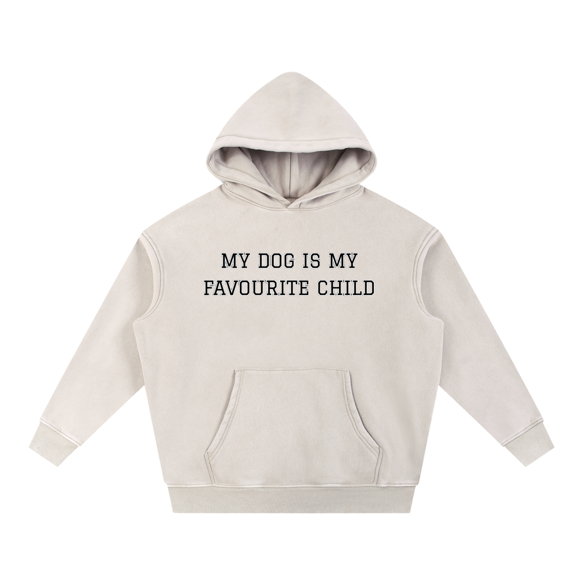 SNORTIES | My Dog is my Favourite Child | Fleece Oversize Hoodie