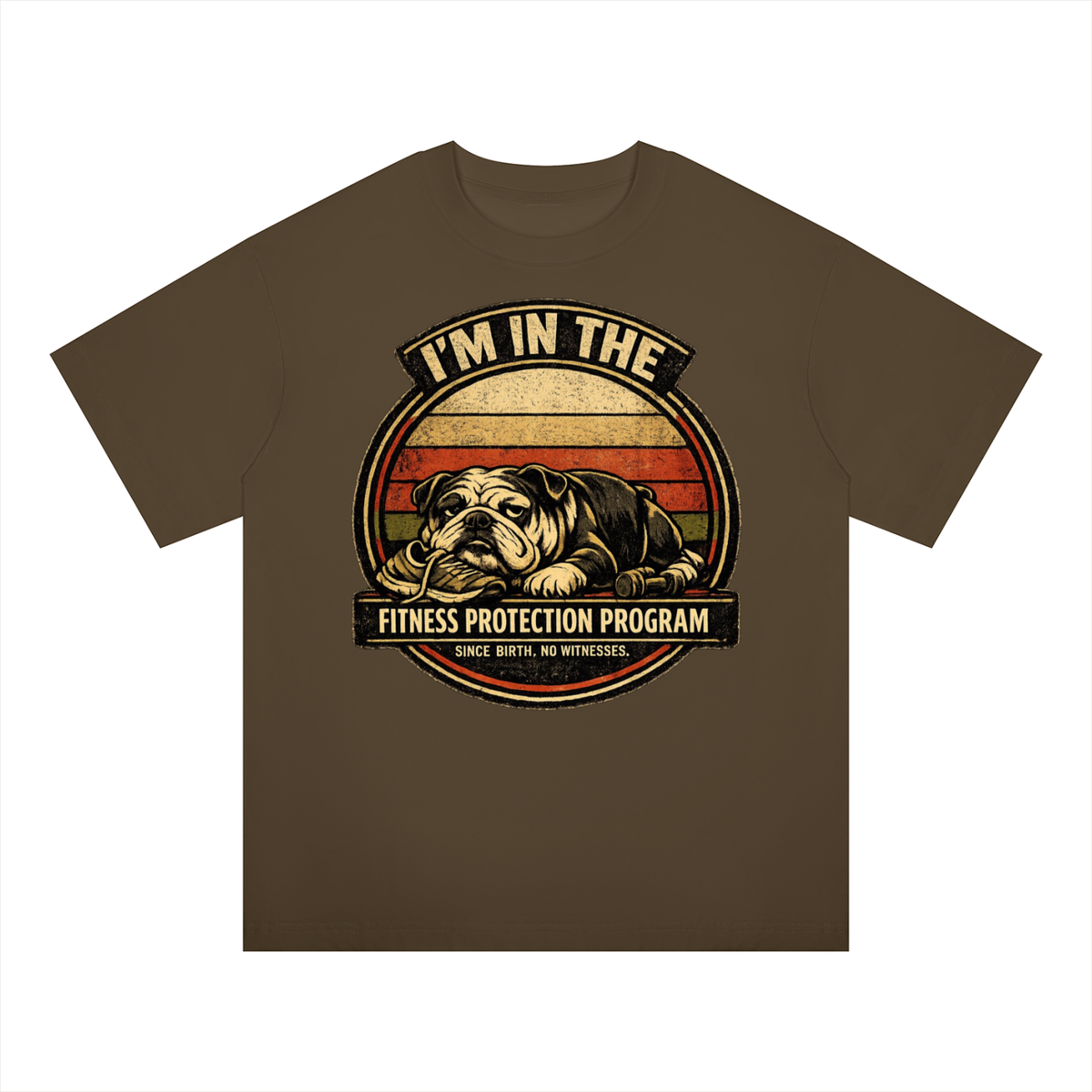 SNORTIES | Fitness Protection Program Tee | English Bulldog Oversized Tee