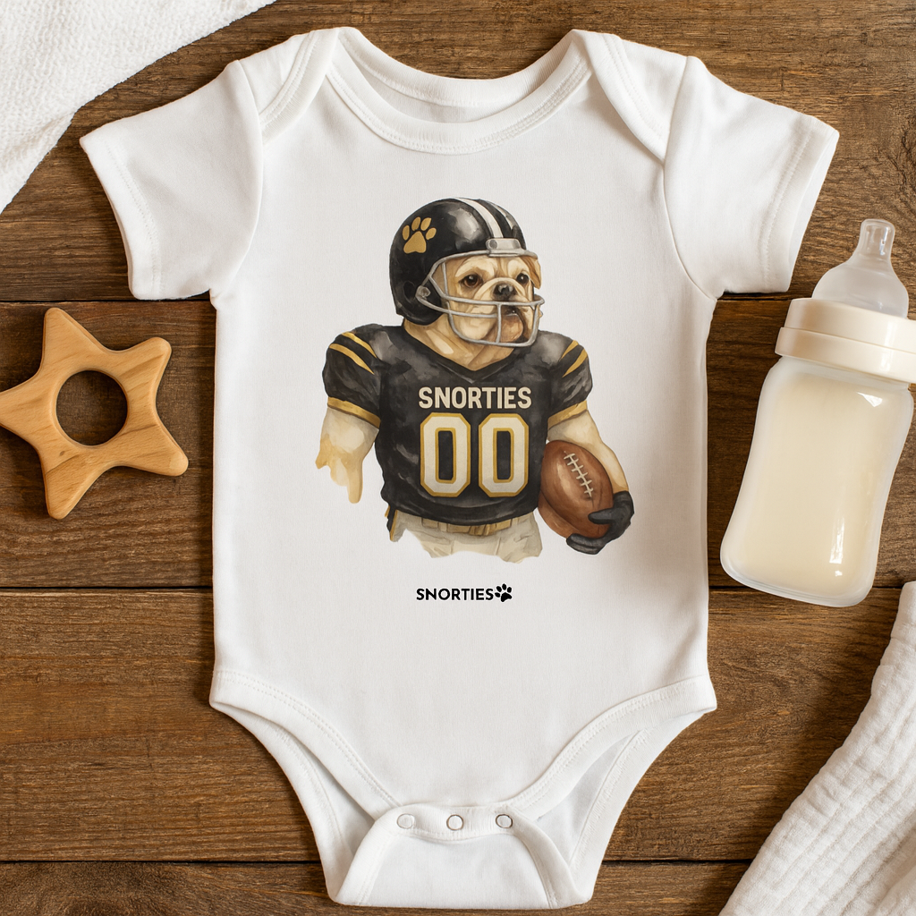 American Bulldog MVP Babies one piece - Snorties