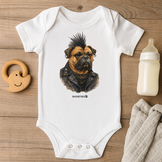 Bull Mastiff Punk Babies one piece - Snorties