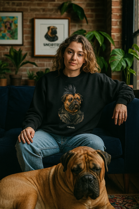 Bull Mastiff Punk Sweatshirt - Snorties