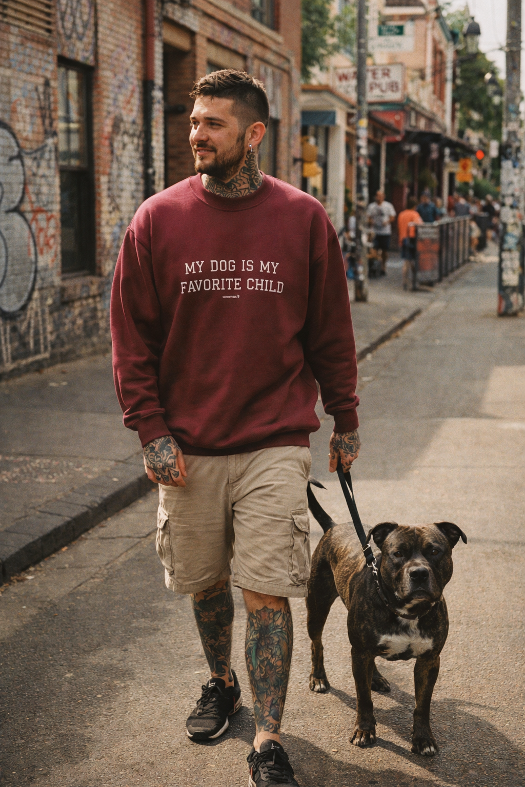 Snorties My Favorite Child sweatshirt in soft fabric, featuring a playful design and comfortable fit for kids.