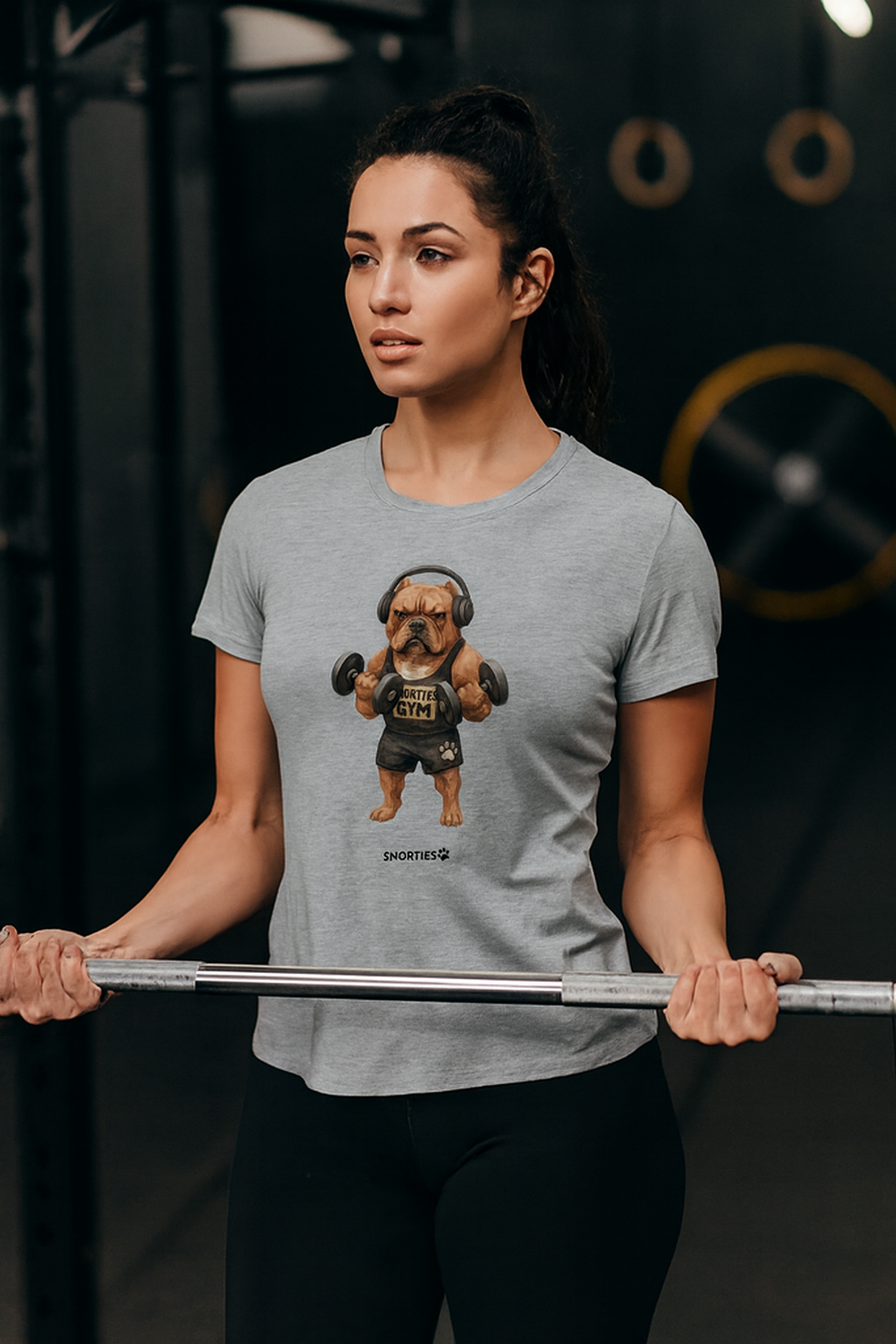 Pocket Bully Gym Junkie Women's T-Shirt - Snorties