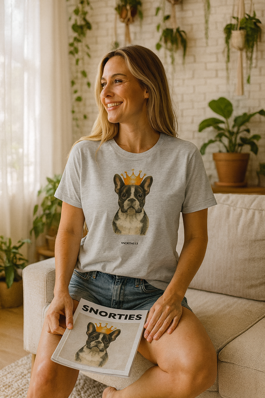 French Bulldog King Women's T-Shirt - Snorties