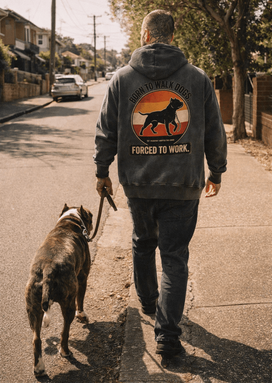 SNORTIES | Born To Walk Dogs | Hoodie