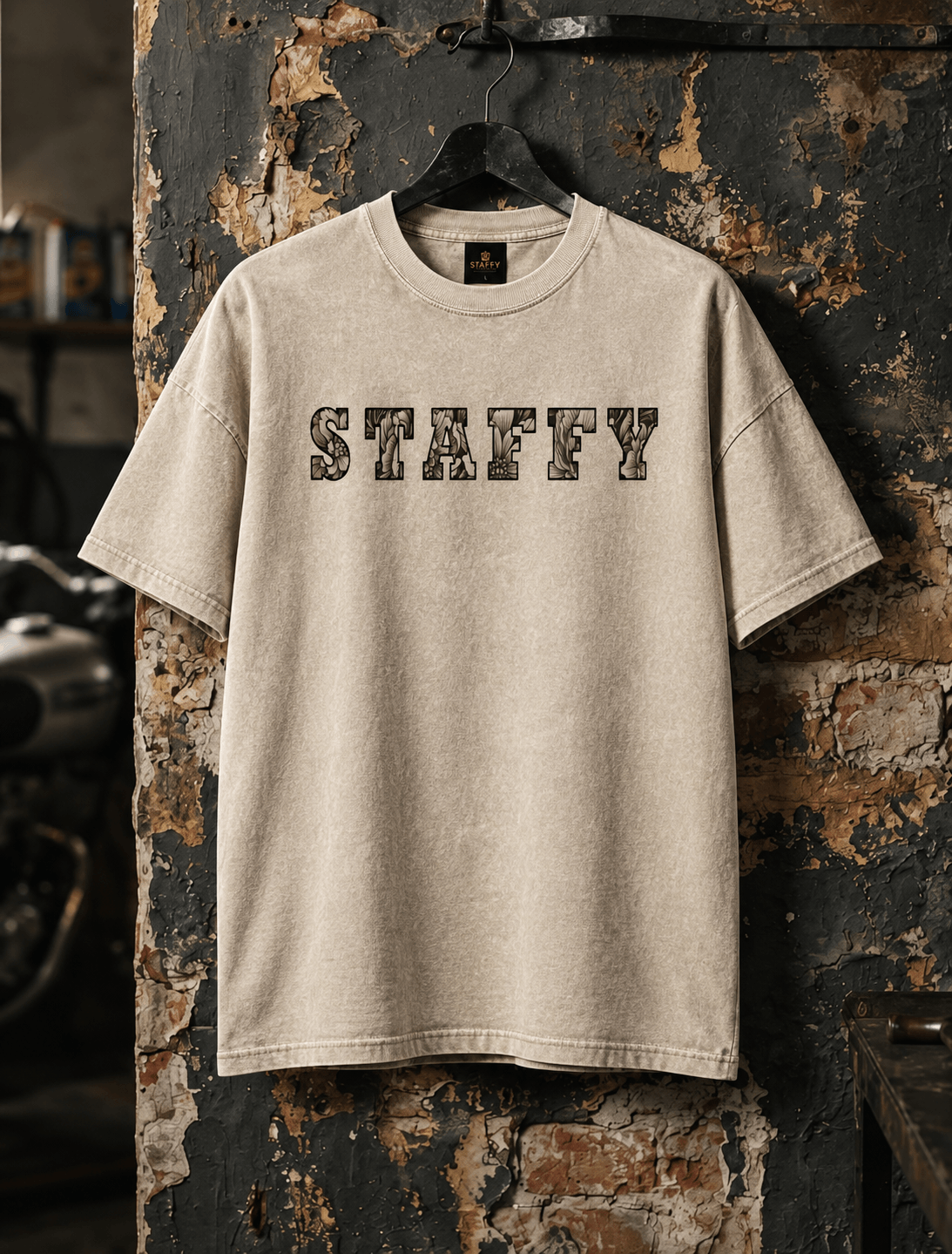 SNORTIES | Simply Staffy | Oversized Cotton T-Shirt