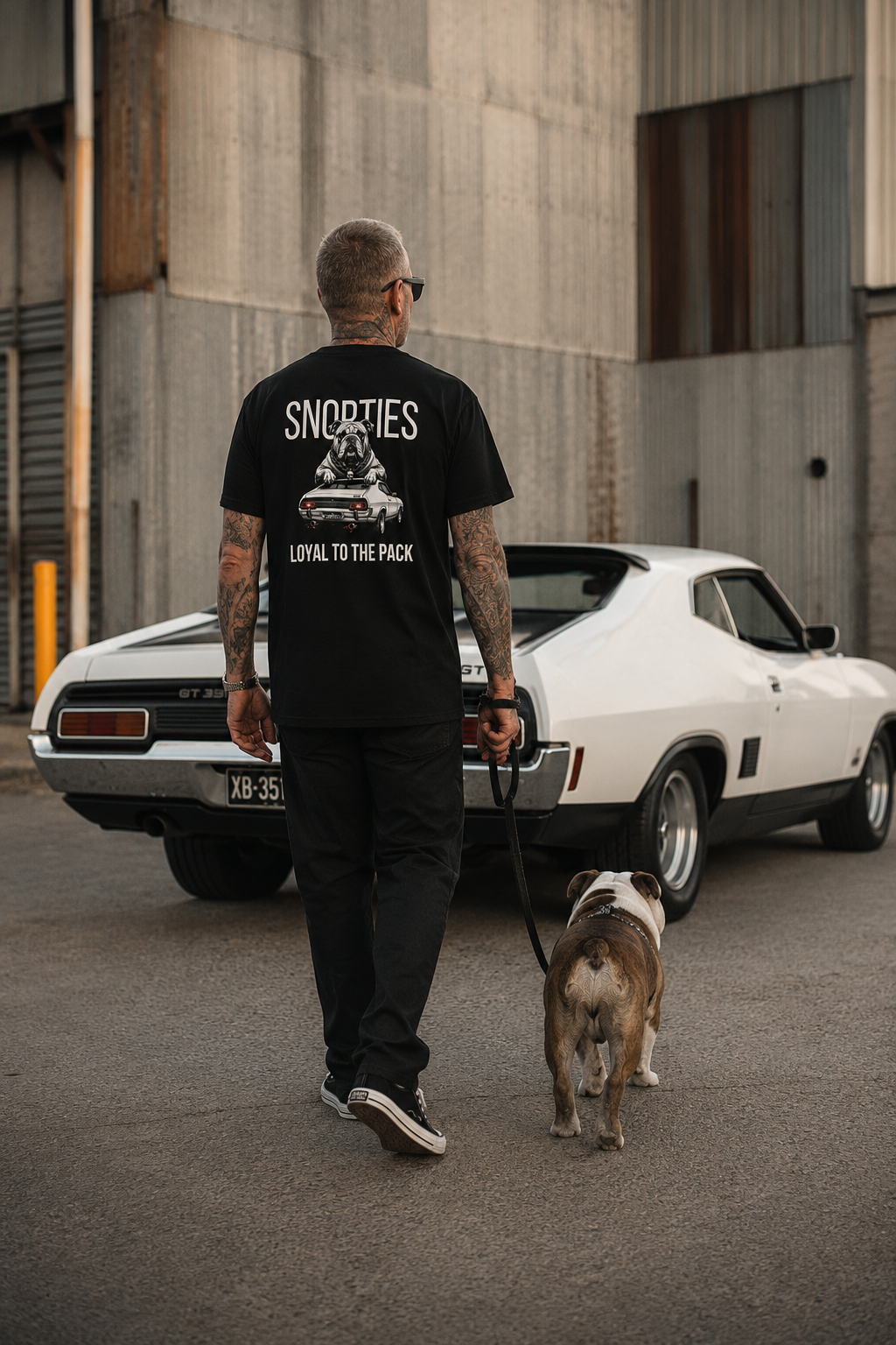 SNORTIES English Bulldog XB Ford Falcon