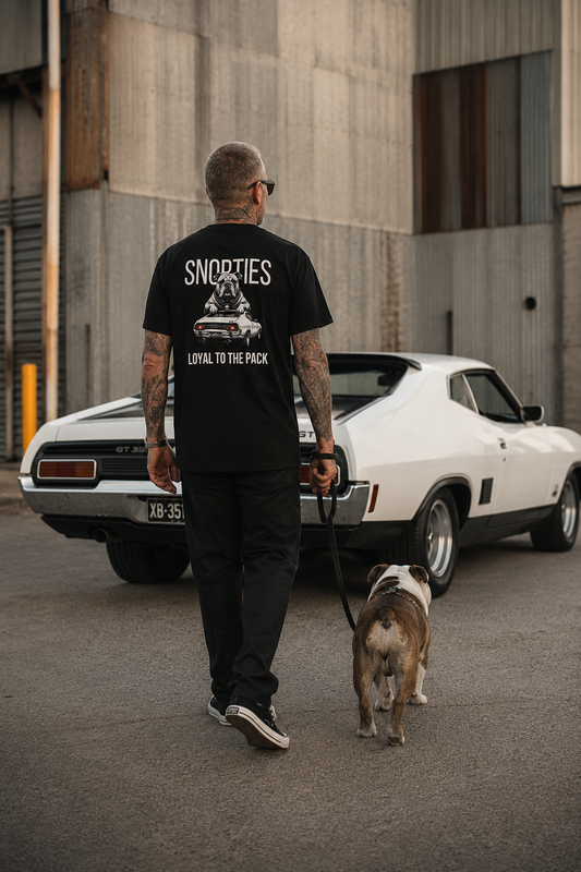 SNORTIES English Bulldog XB Ford Falcon