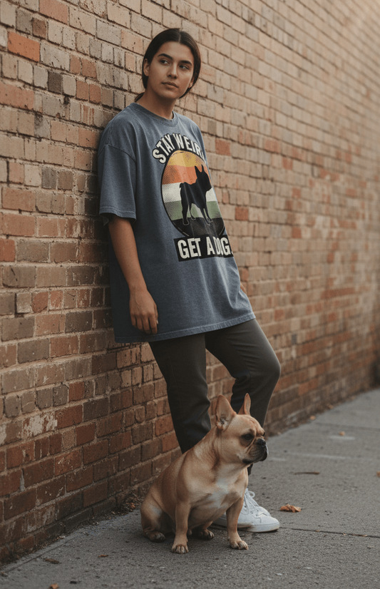 SNORTIES | Stay Weird. Get a Dog. | French Bulldog Tee