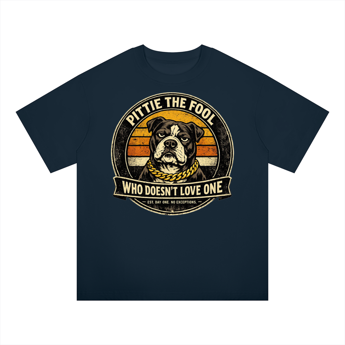SNORTIES | Pittie The Fool | Pit Bull | Oversized Tee
