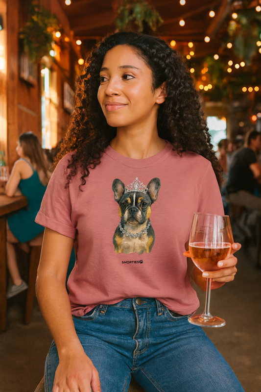 French Bulldog Princess Women's T-Shirt - Snorties